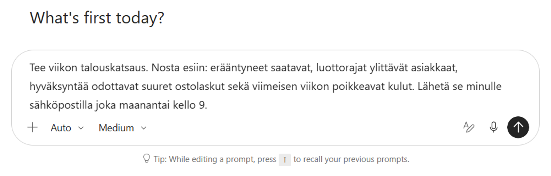 Cowork CFO viikkokatsaus