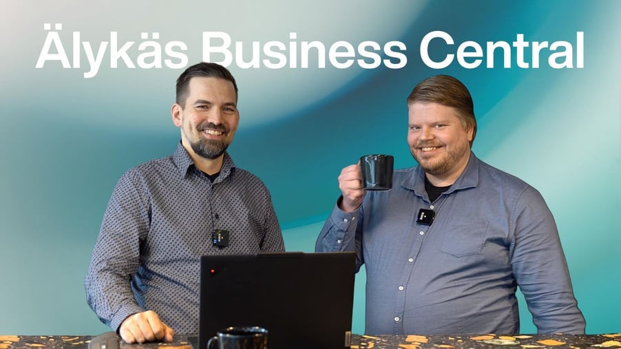 Videosarjassamme Efiman Business Central -tuotevastaavat tutustuvat järjestelmän tekoälyominaisuuksiin.