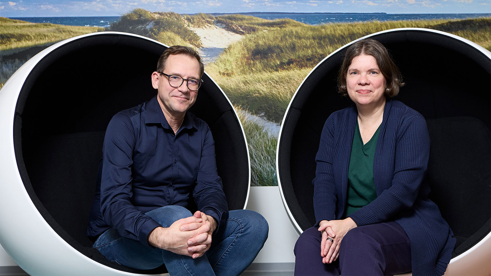 Tampereen Tilapalvelut Tampereen Tilapalvelut, Head of Financial Services Jani Knuuttila and Controller Tiina Alanen.