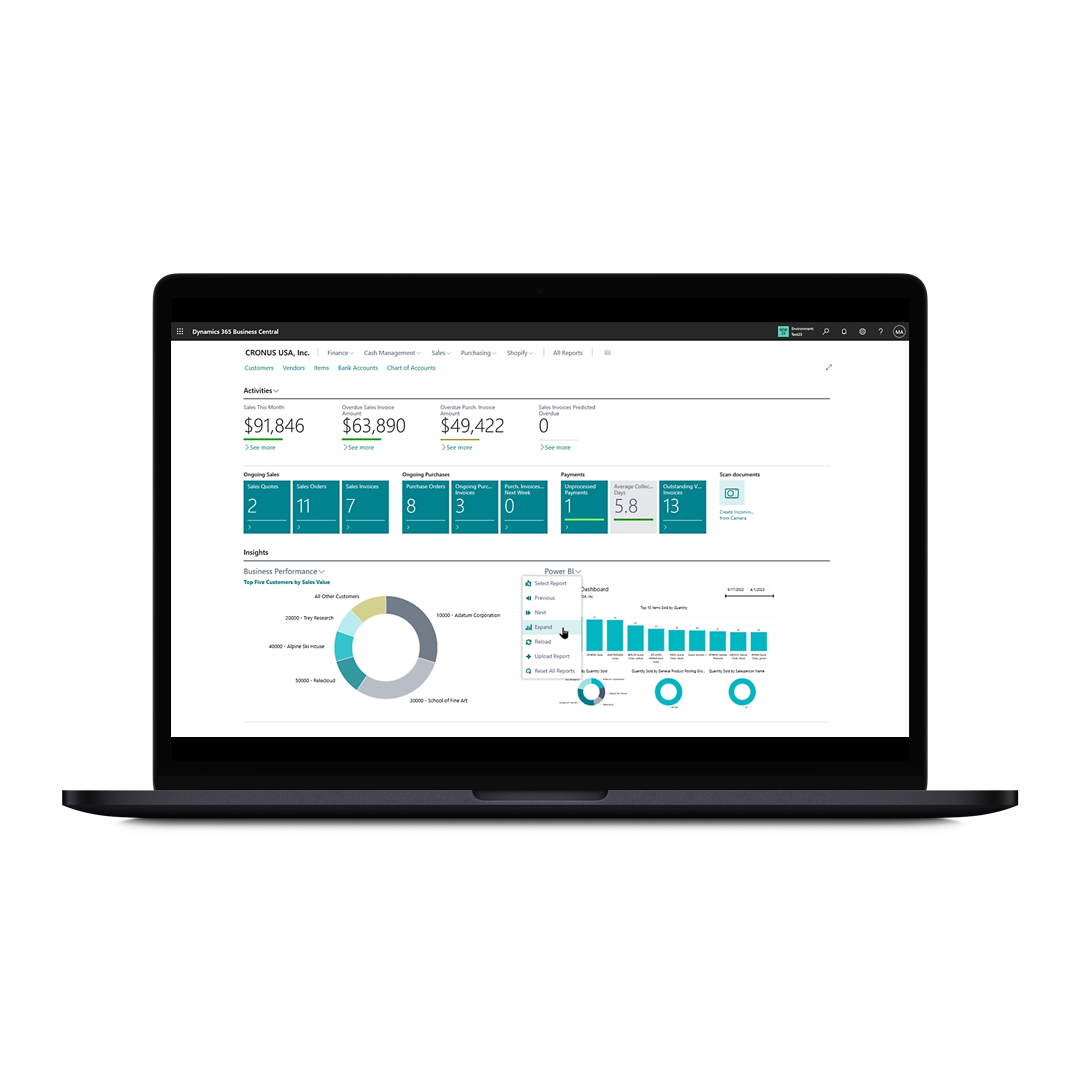 Dynamics 365 Business Central Dynamics 365 Business Central