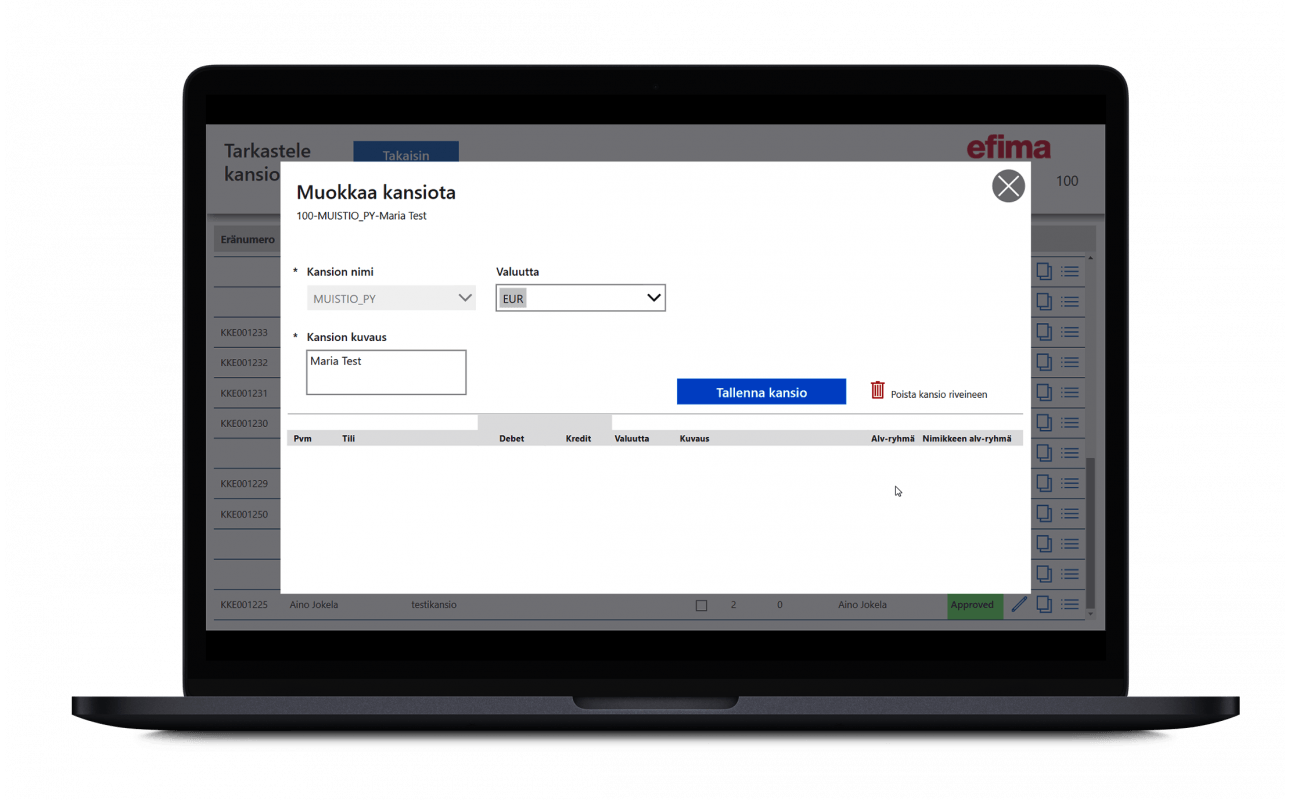Efiman Power Apps -ratkaisu Memo App Efiman Power Apps -ratkaisu Memo App